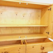 Charlotte Perriand Les Arcs vintage pine storage unit from the 60s 70s