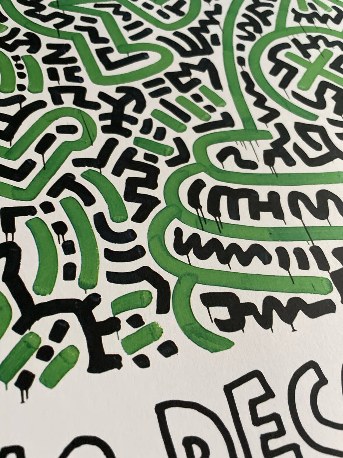 Keith Haring, Homo Decorans, 1985, Louisiana archives, copyright Keith Haring