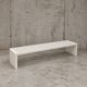 Weighty wooden bench / Width 185 cm / 1980s