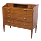 Mid Century Danish Teak Bureau by Riis Antonsen for Borge Hansen