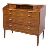 Mid Century Danish Teak Bureau by Riis Antonsen for Borge Hansen