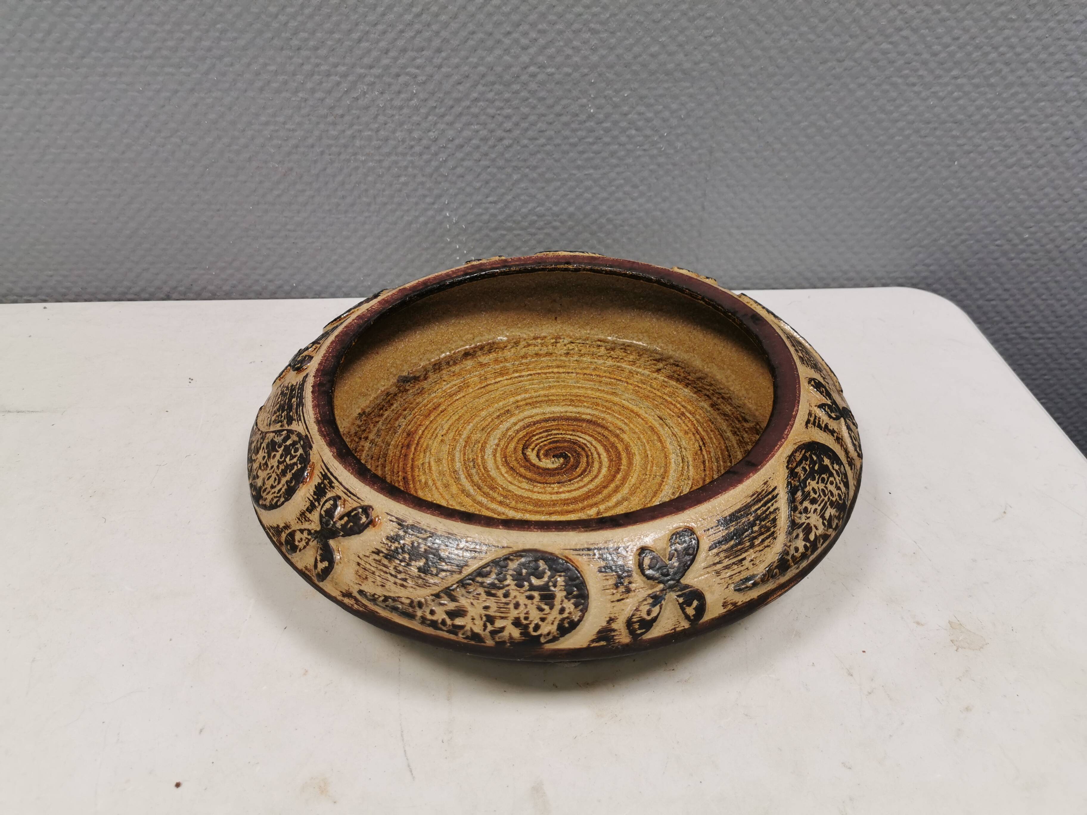 Large Haico Nitzsche bowl from Danish Søholm 1970s.