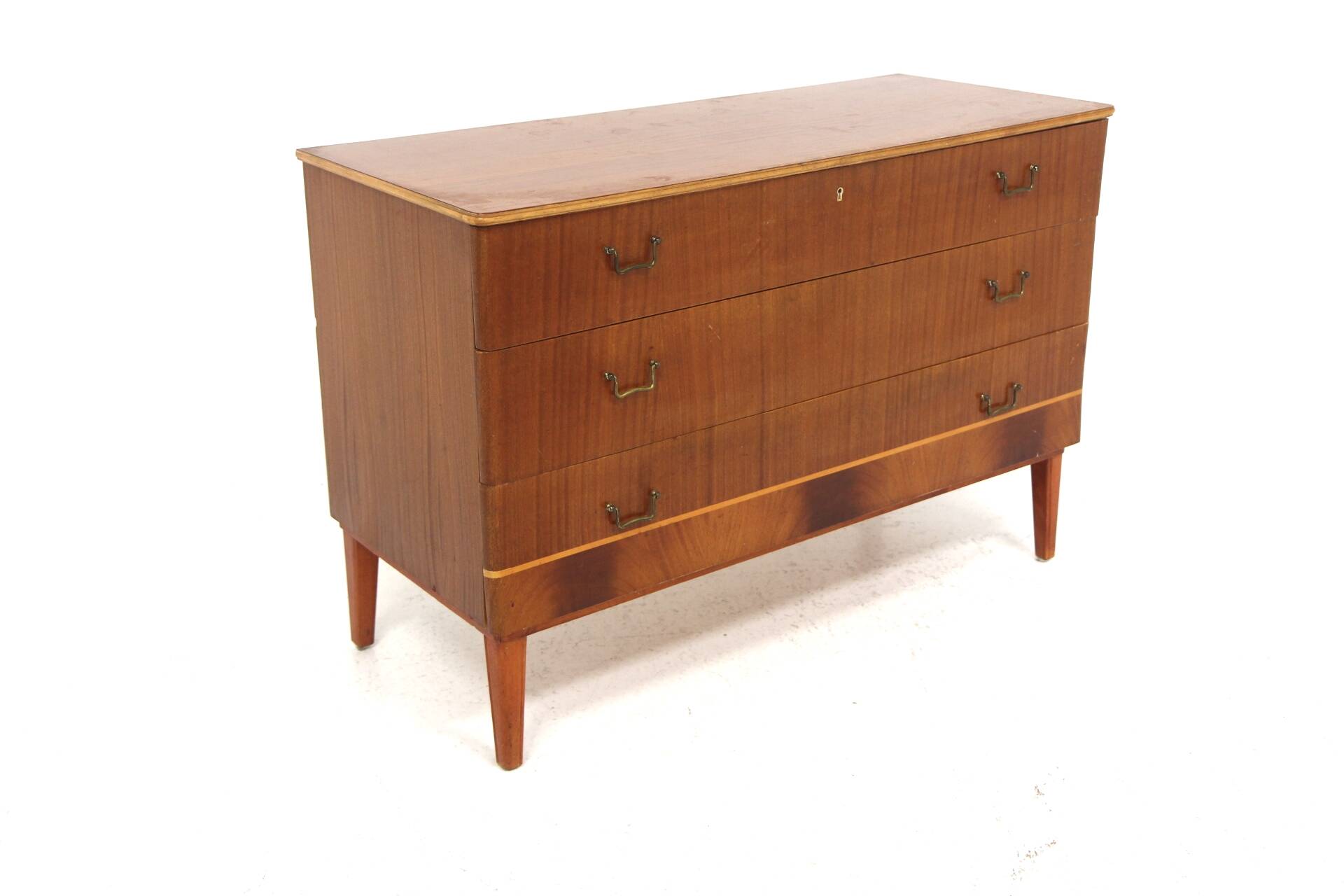 Scandinavian mahogany chest of drawers, Sweden, 1940