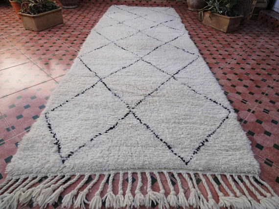 Beni Wool rug 285 x 100 cm
