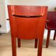 Set of 4 Carlo Bartoli chairs – Manufacturer Matteo Grassi – Coral model