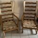 Paire de chaises hautes années 50/60