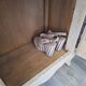 Restored antique oak entrance wardrobe