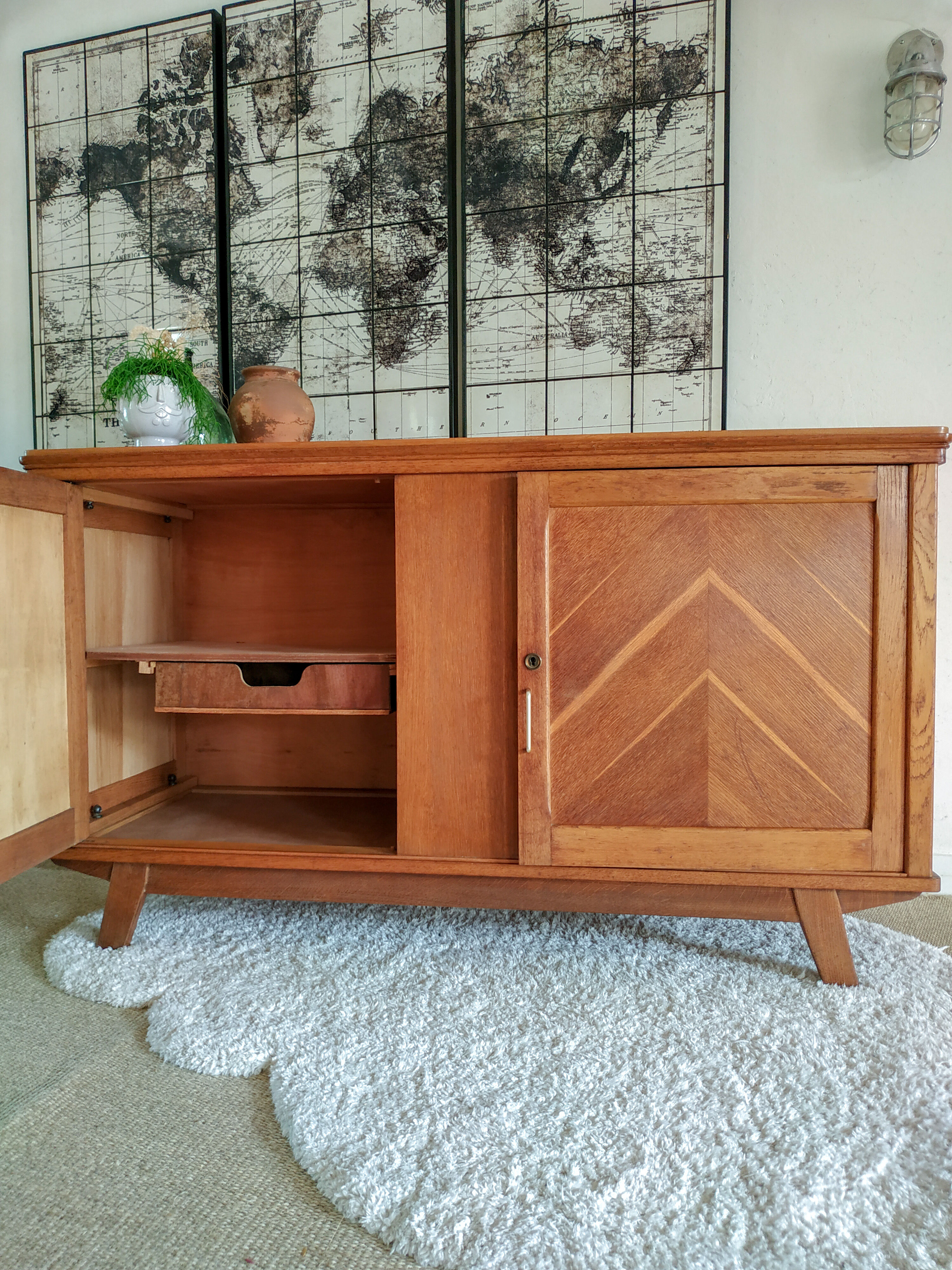 Enfilade feet compass 50s