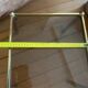 Authentique Table d'Appoint Hollywood Regency — Laiton Patiné et Verre