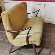 Canapé wing scandinave années 50 60