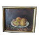 Old painting, still life with fruit