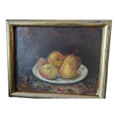 Ancien tableau, nature morte aux fruits
