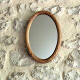 Antique wooden mirror