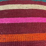 Housse de coussin en kilim turc vintage 40x40cm