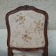 Set of 3 Louis XV style armchairs in carved wood – traditional upholstery