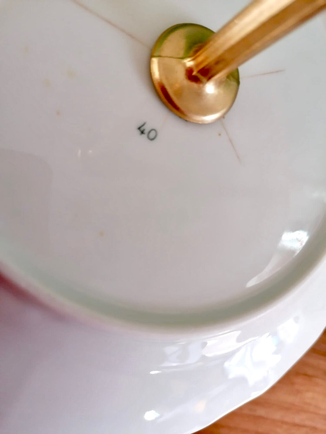 German porcelain cake stand