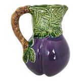 Eggplant Barbotine Pitcher