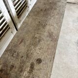 Solid oak console table, circa 1900