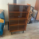 Vintage glass library from the 1960s.