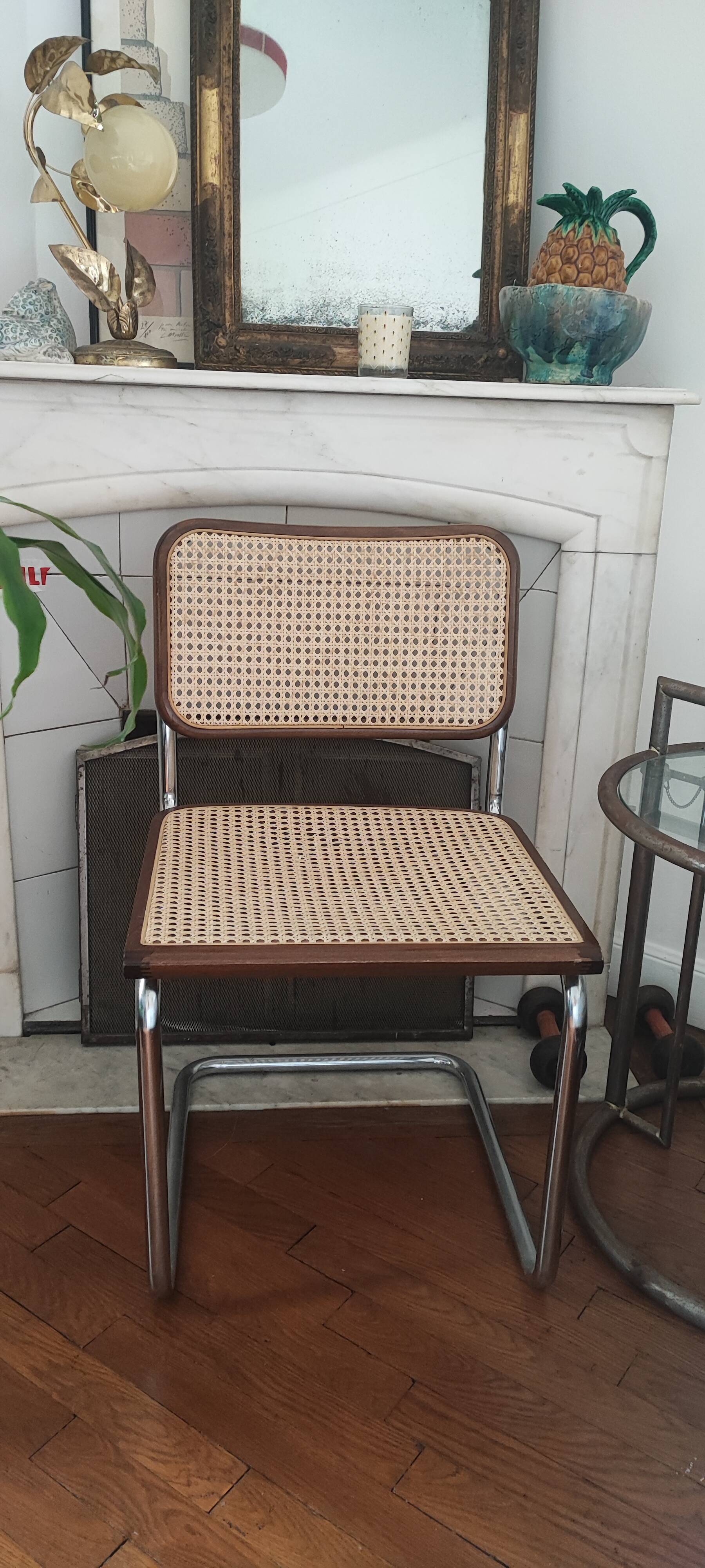 Chaise Cesca B32 Marcel Breuer - made in Italy 2005