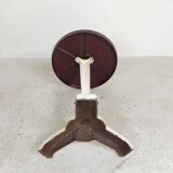 Art Deco bistro table with bakelite top, Louis Vuitton, REX, 1930s