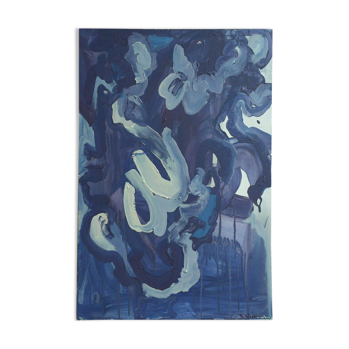 Original Abstract Painting 'The Deep' by Megan Wheatley