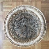 Door vintage wicker plants