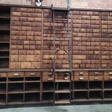 XXL Industrial Vintage Apothecary Cabinet | Hardware Store Drawer Unit