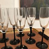 Service 12 vintage Luminarc flutes