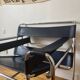 Wassily armchair by Marcel Breuer, midnight blue, Italian edition