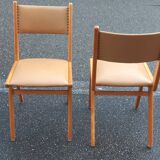 Lot de 4 chaises vintage