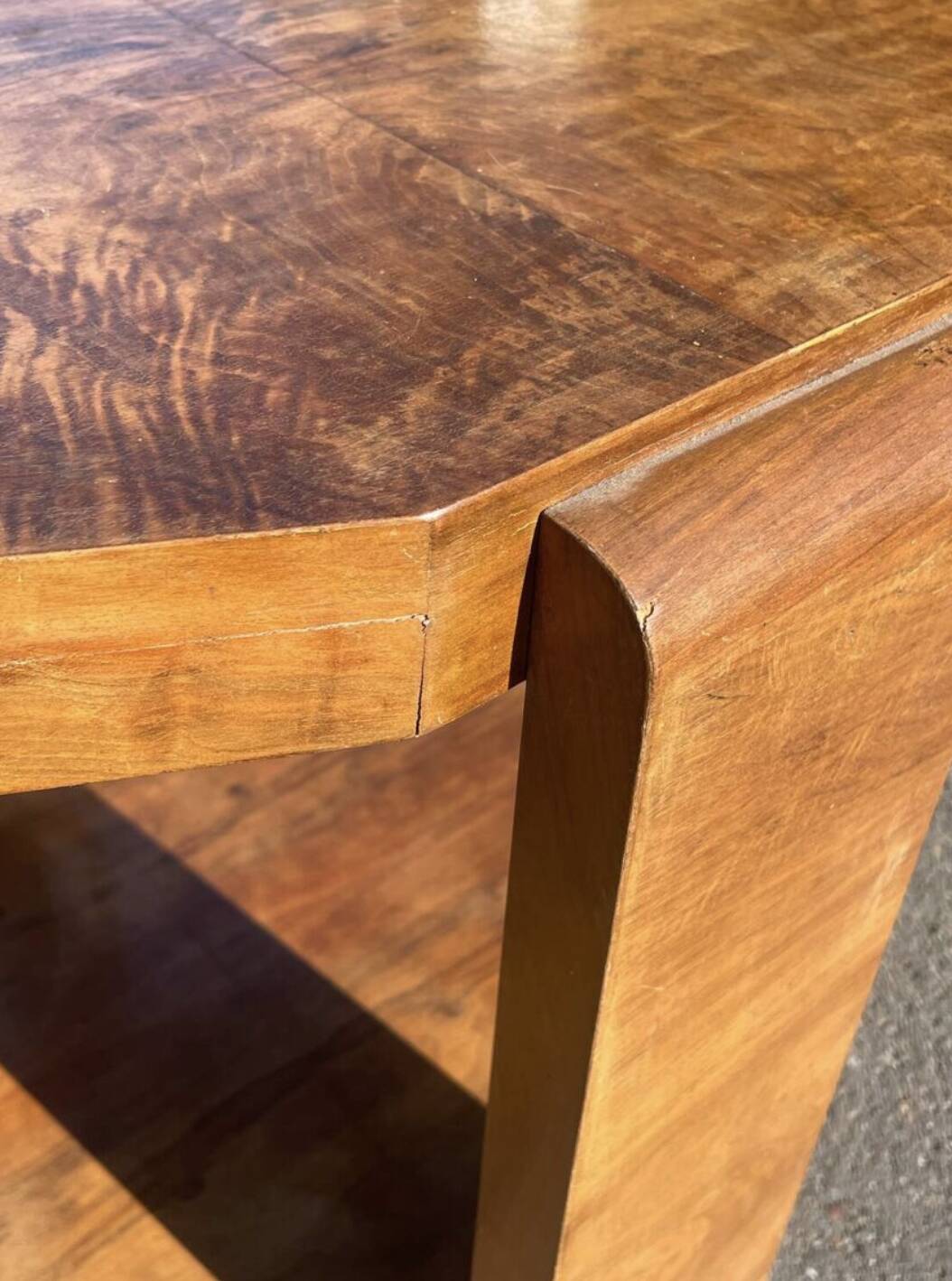 Art Deco wooden coffee table