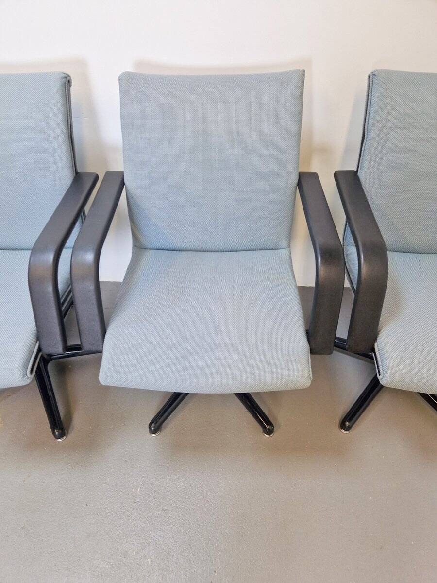 Vintage Michigan Office Chairs by Geoffrey Harcourt for Artifort, 1980s, Set of 6