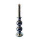 Eglomise glass candle holder