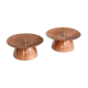 Pair of copper candlesticks, 1960s
