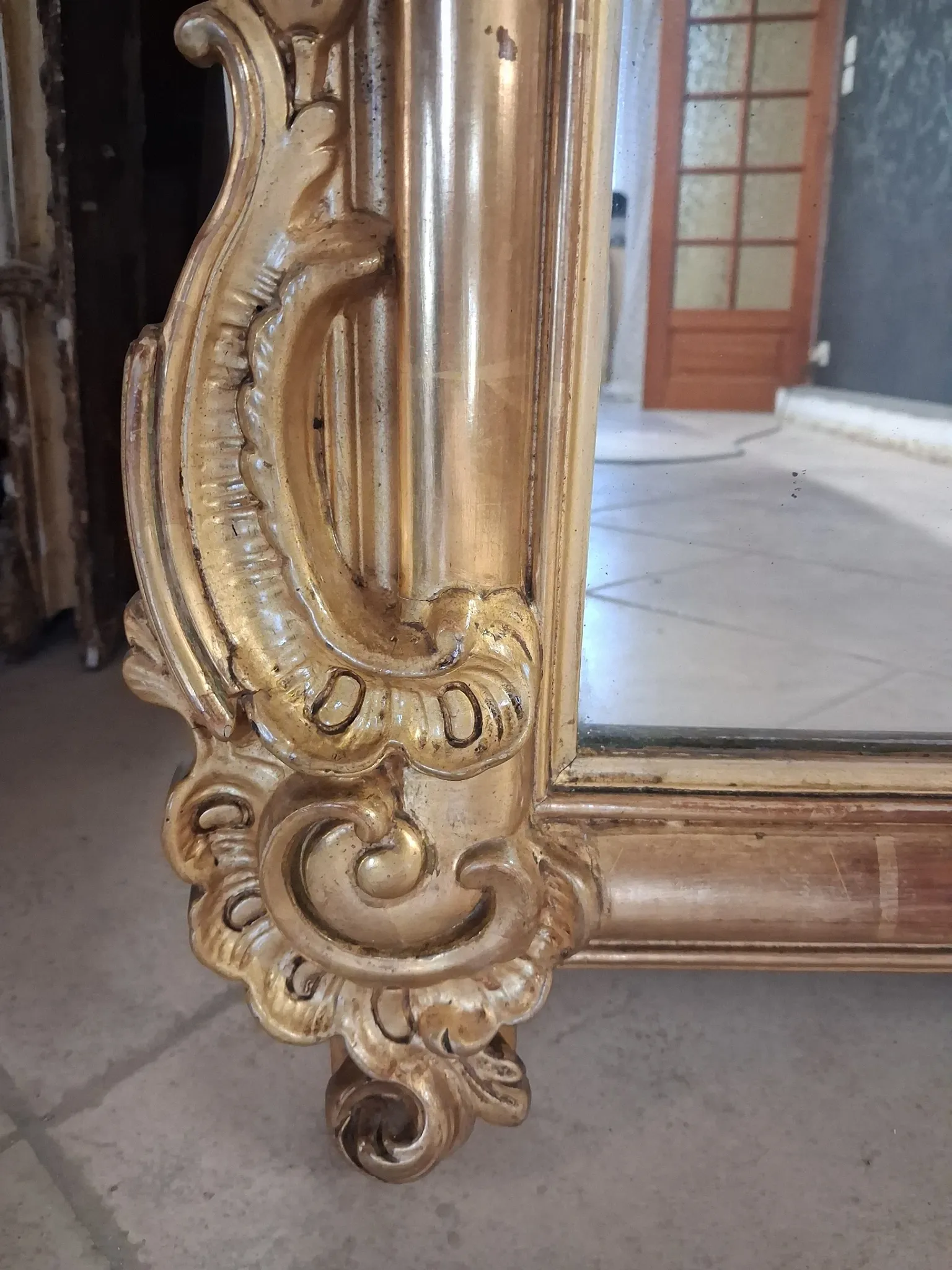 Mirror from the 19th century, 170 x 94.
