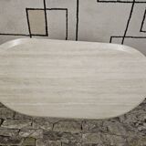 Vintage travertine table 1980"