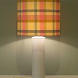 Vintage Italian ceramic table lamp with custom lampshade