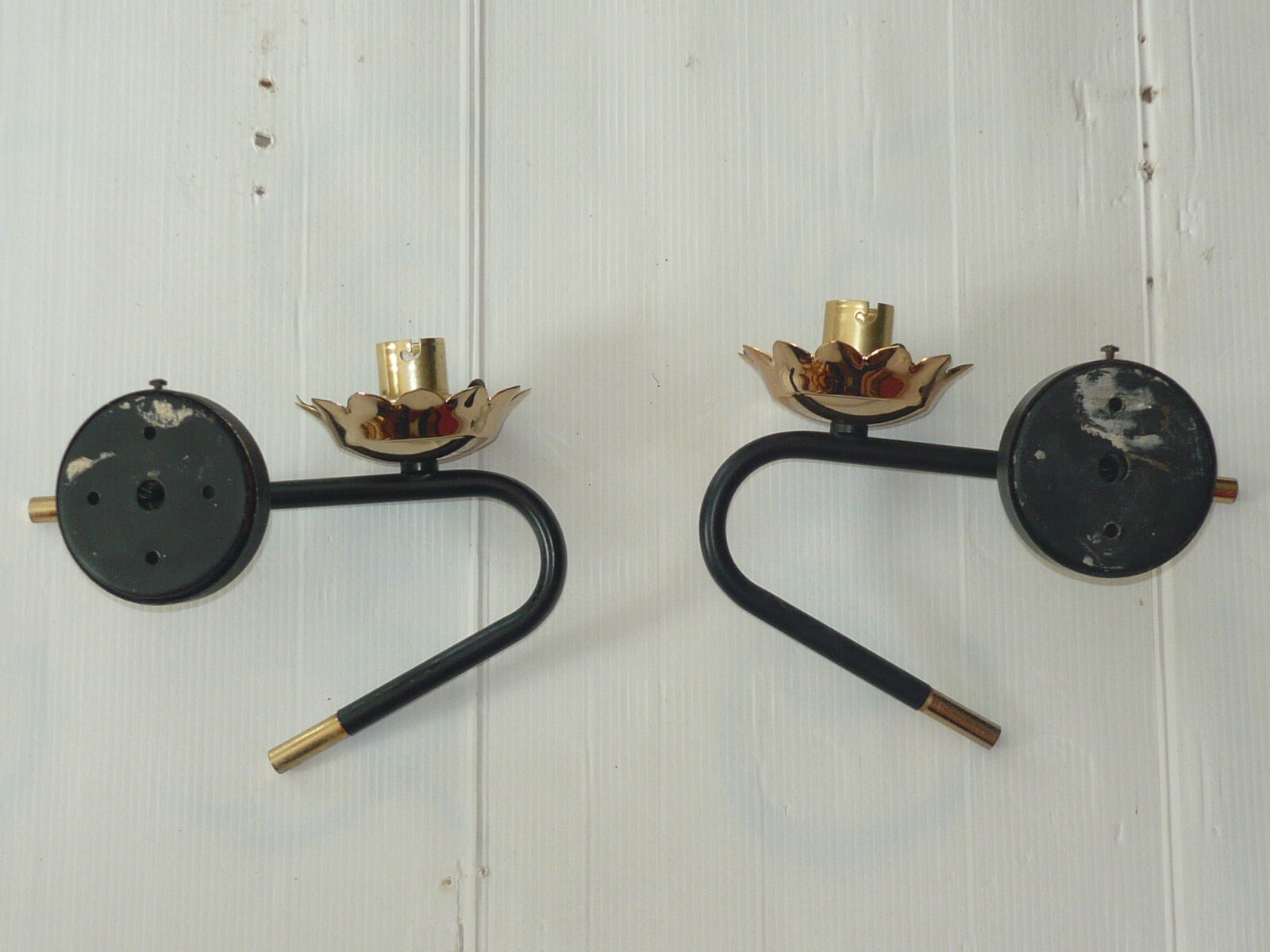 Pair of vintage arlus appliques 1950s