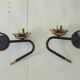Pair of vintage arlus appliques 1950s