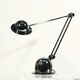 Desk lamp vintage metal chrome articulated arm post-modernist design 1980s