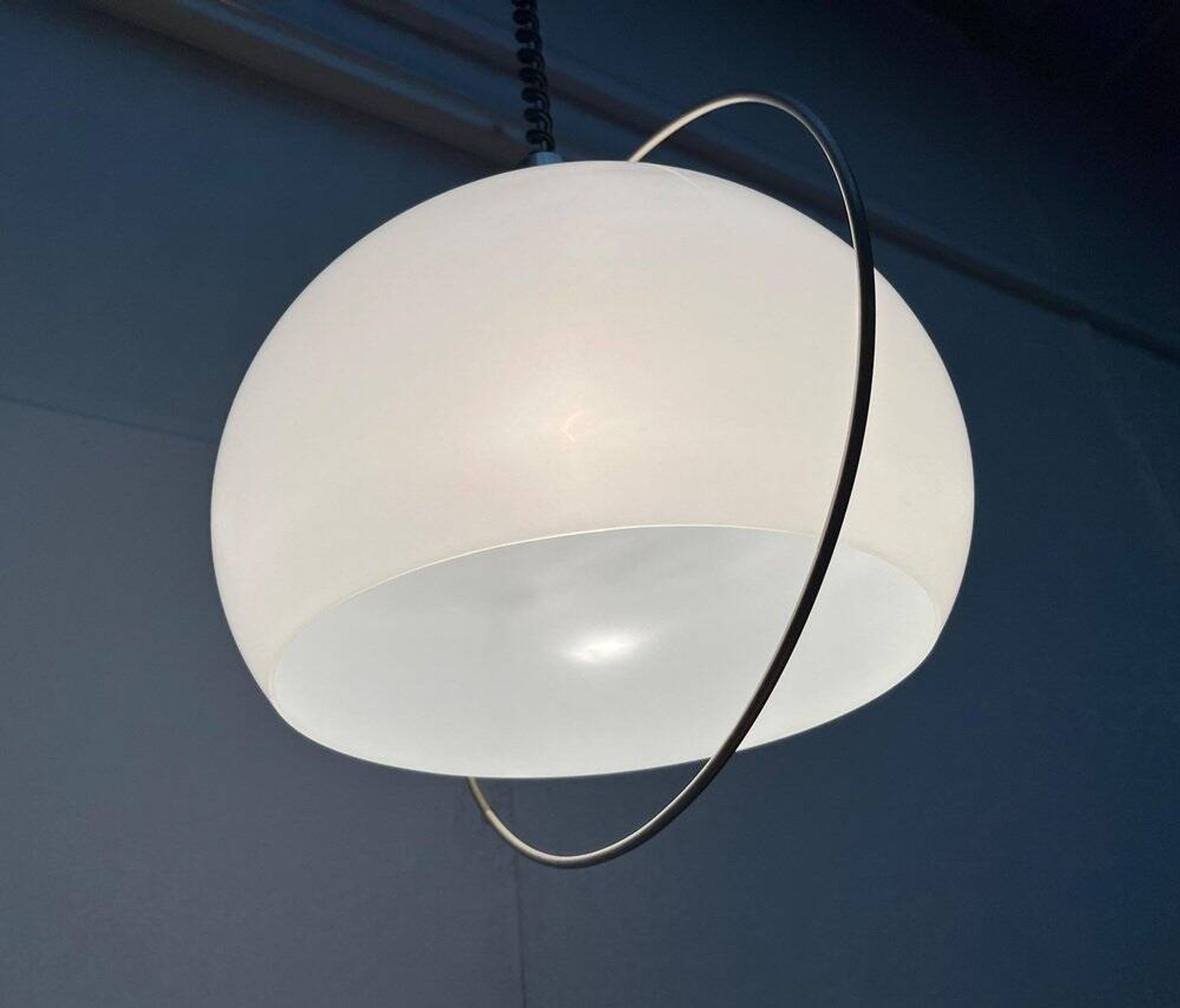 Swiss pendant lamp from the space age of the mid-century by Temde, 1960s