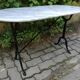 Bistro table 1900 in Carrara marble