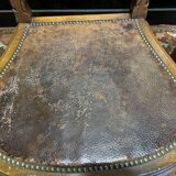 Série de 4 chaises Louis XVI en cuir