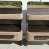 Pair of bedside tables vintage, 1970s