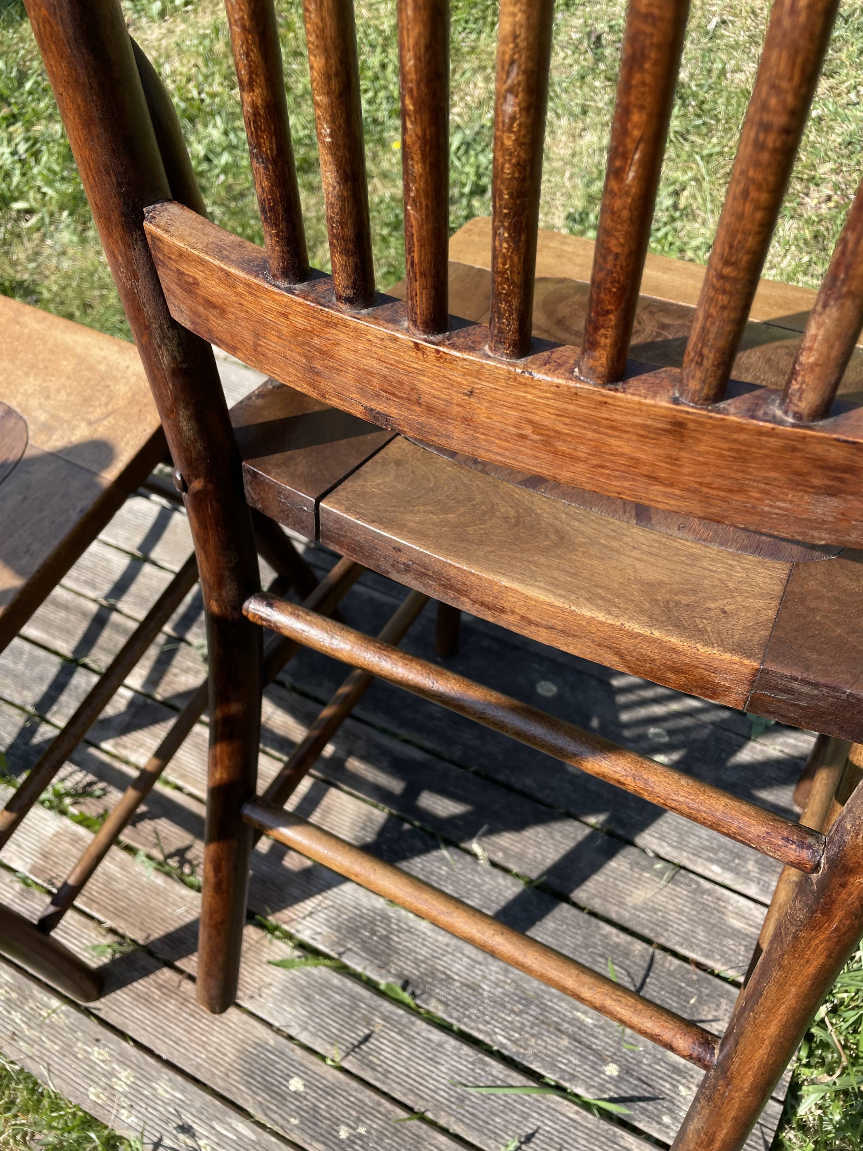 Paire de chaises bistro