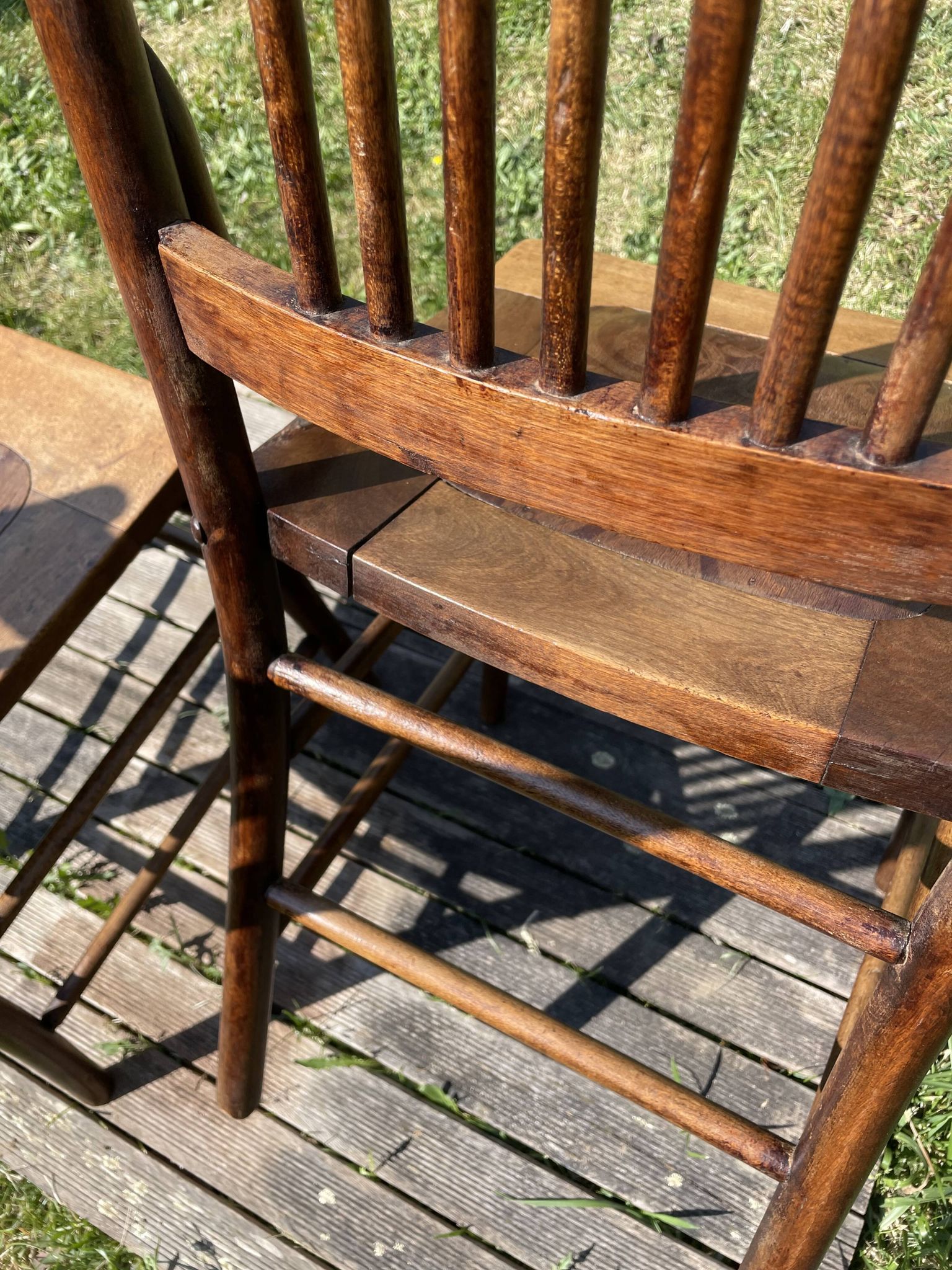 Paire de chaises bistro