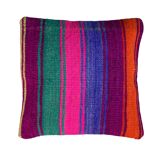 Vintage turkish kilim cushion cover , 40 x 40 cm