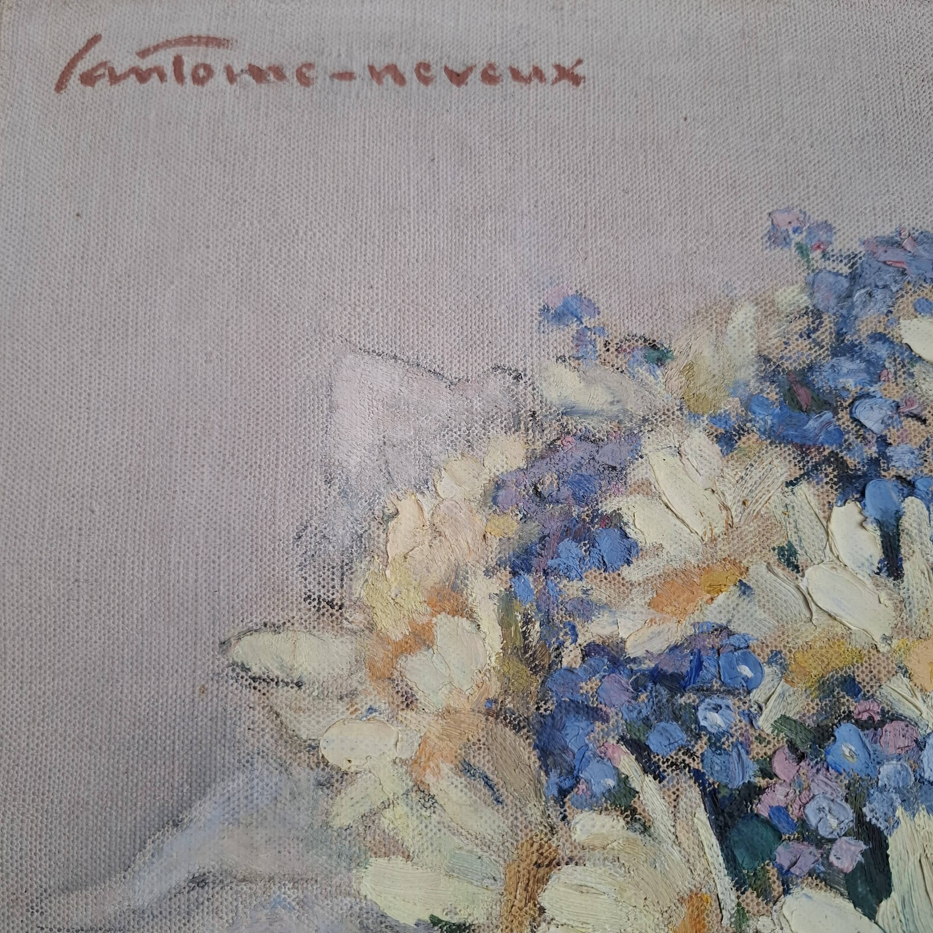 Oil on canvas by Germaine Lantoine-Neveux (1892-1978)