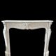 Louis XV marble fireplace, 19th century.